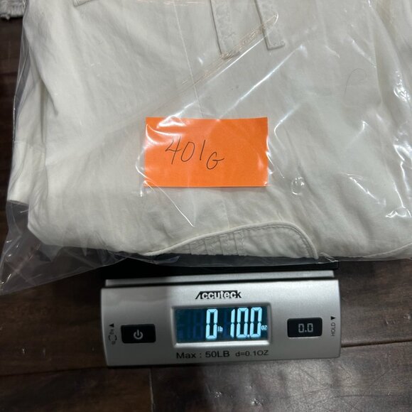 Appraisal White Cotton Blend 3/4 Sleeve Button-Up Shirt Jacket Size XL Casual - Picture 10 of 10